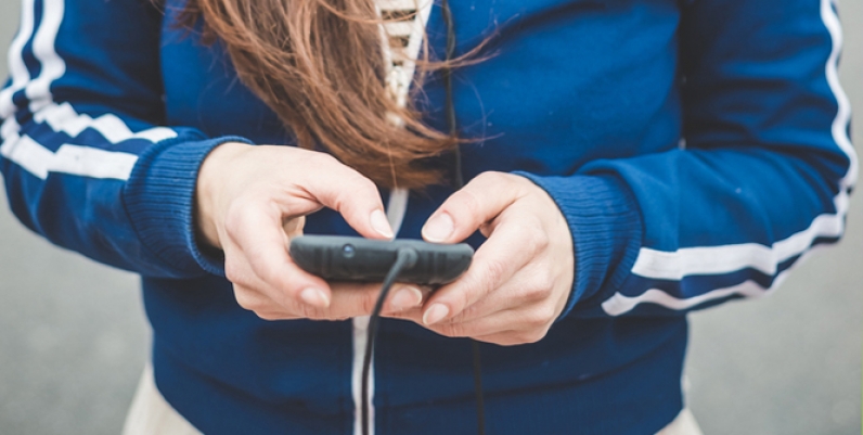 Freegal Music Teenage girl listening to headphones